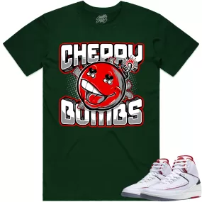 Jordan 2 Italy Origin 2s Shirt to Match - RED CHERRY BOMBS