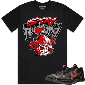 Kobe 6 Italian Camo 6s Shirt to Match - RED STAY HUNGRY