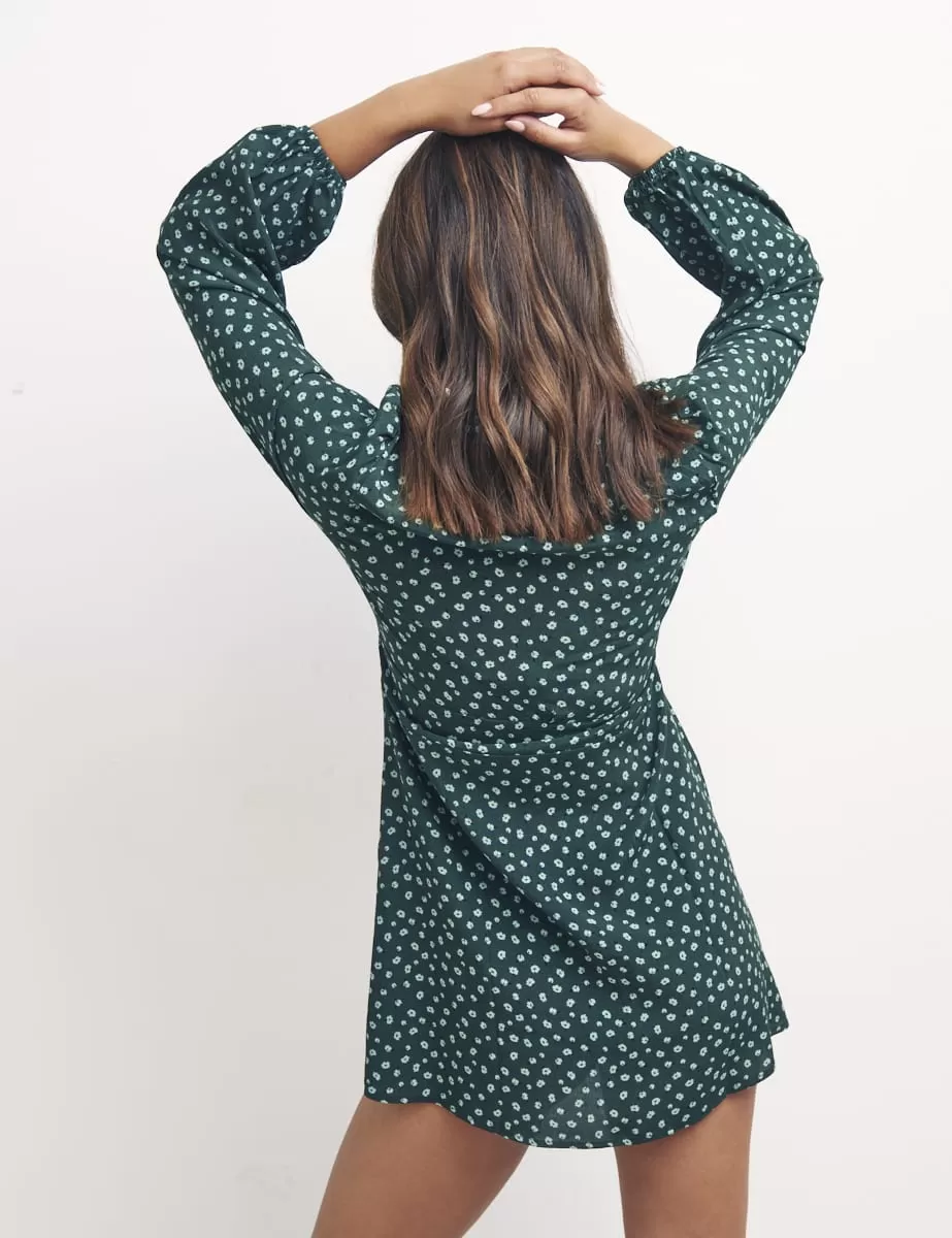 Long Sleeve Mini Daisy Dress