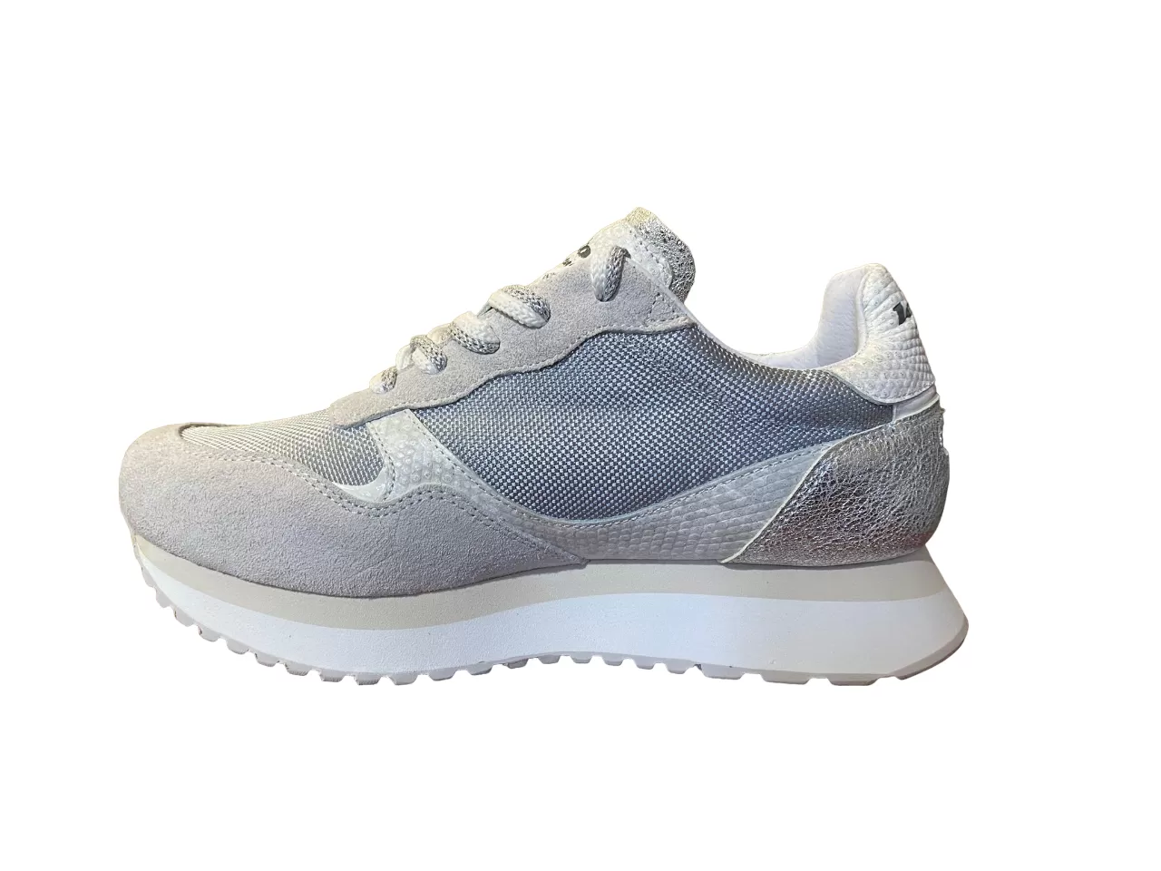 Lotto Leggenda Wedge II Shiny W women's sneakers 219595 AKR mushroom grey-silver