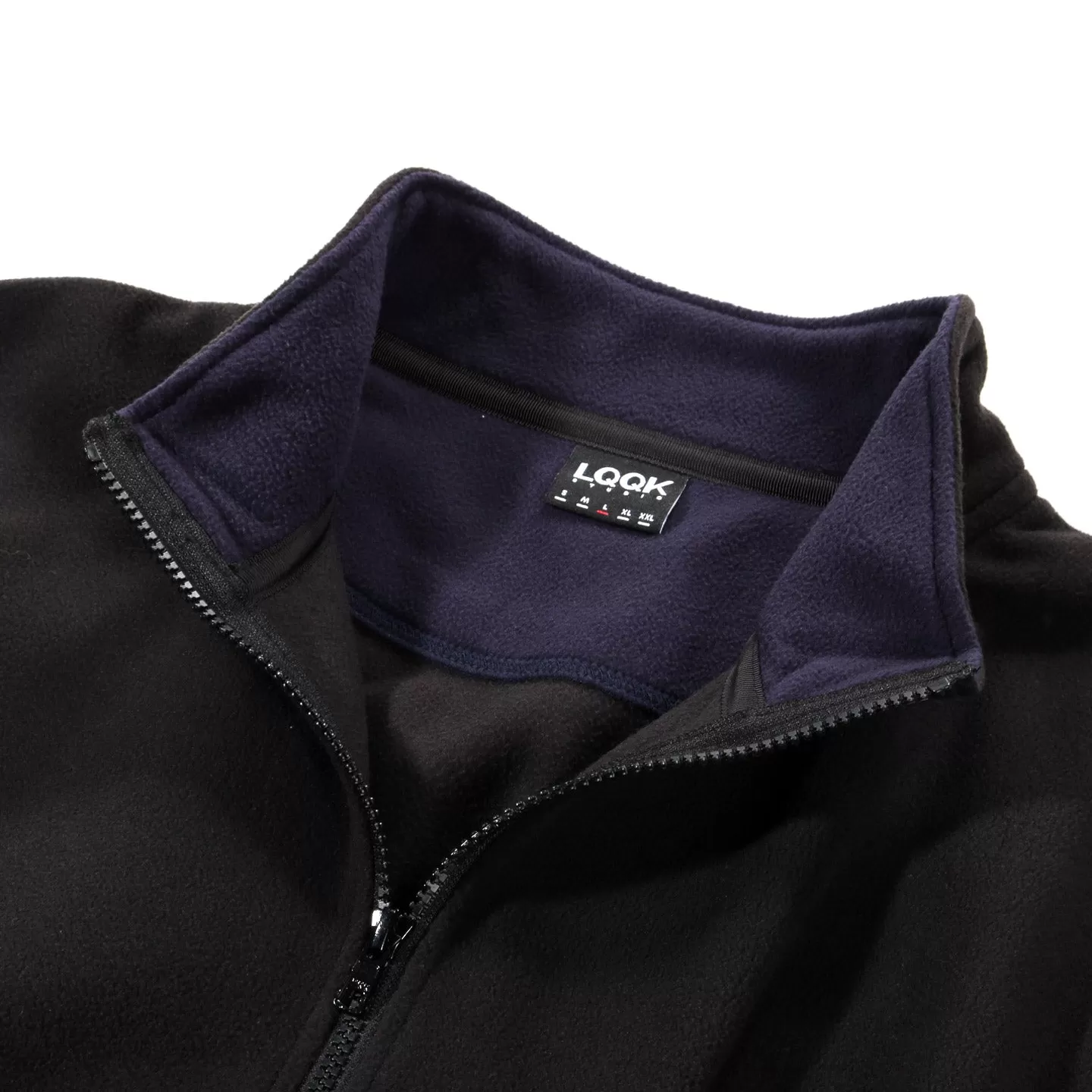 LQQK STUDIO POLAR FLEECE JACKET BLACK