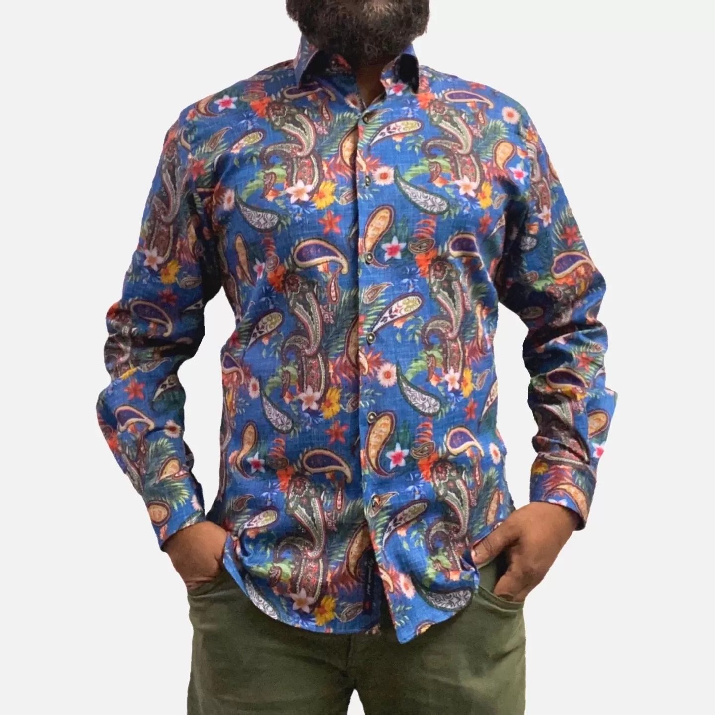 Luchiano Visconti Paisley Shirt For Men | 4877 Multi | Clearance