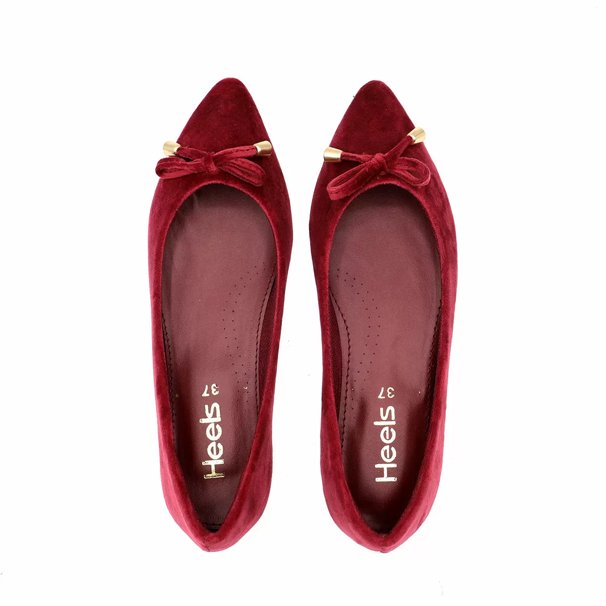 Maroon Casual Pumps 090785