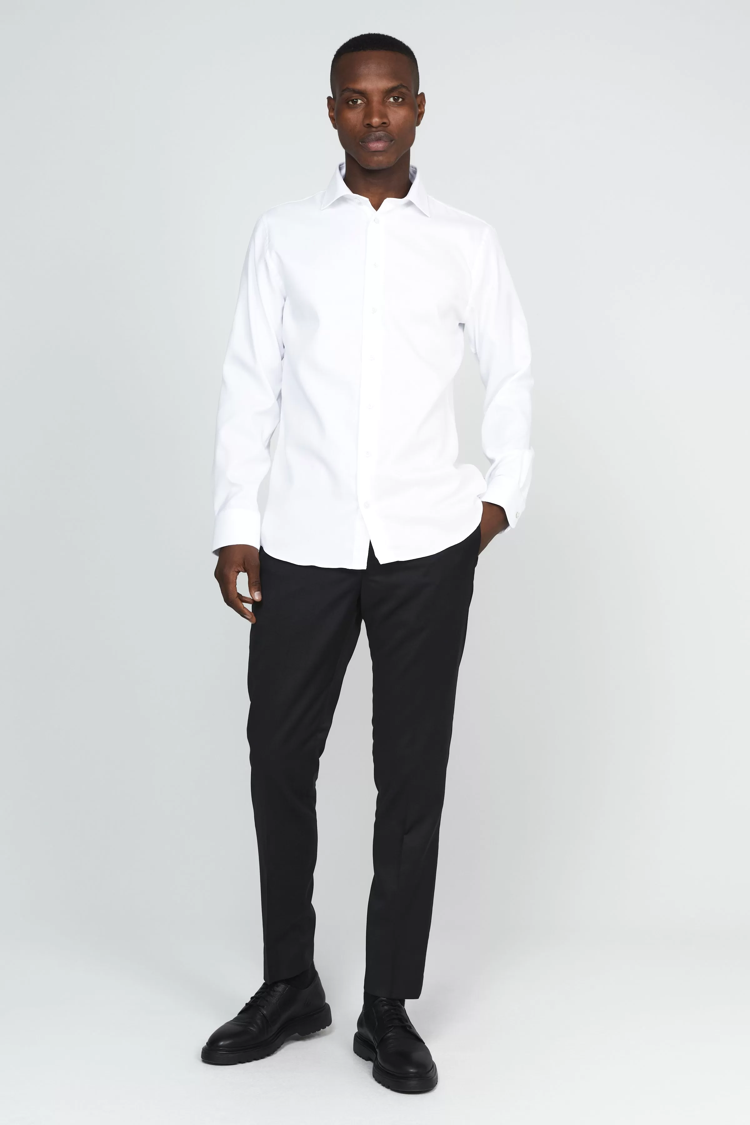 Matinique Marc Lux Oxford Shirt/White - CORE AW23