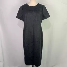 MaxMaragreywool blend short sleeve dress