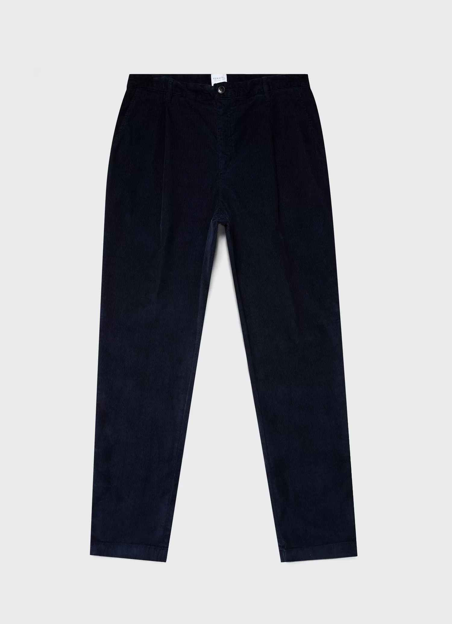 Men's Corduroy Two-Piece Suit in Navy