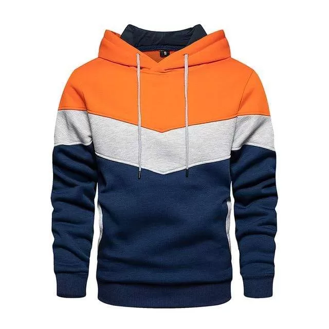 Mens Fleece Hoodies  Autumn Winter Streetwear Hooded Sweatshirt Fashion Hoodie Casual hip hop Sweatshirt New Men Tracksuit