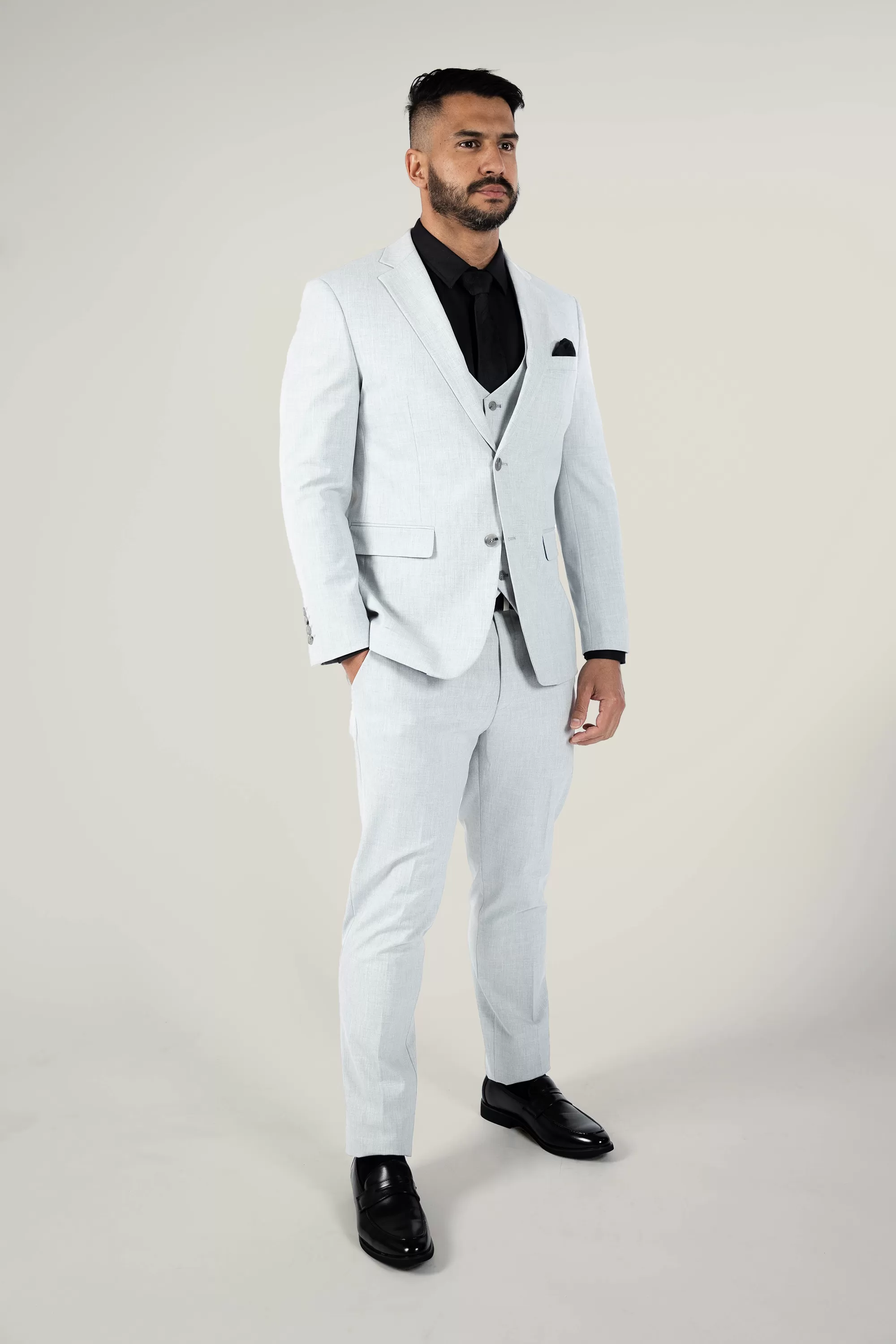 Mens Stone Grey Suit