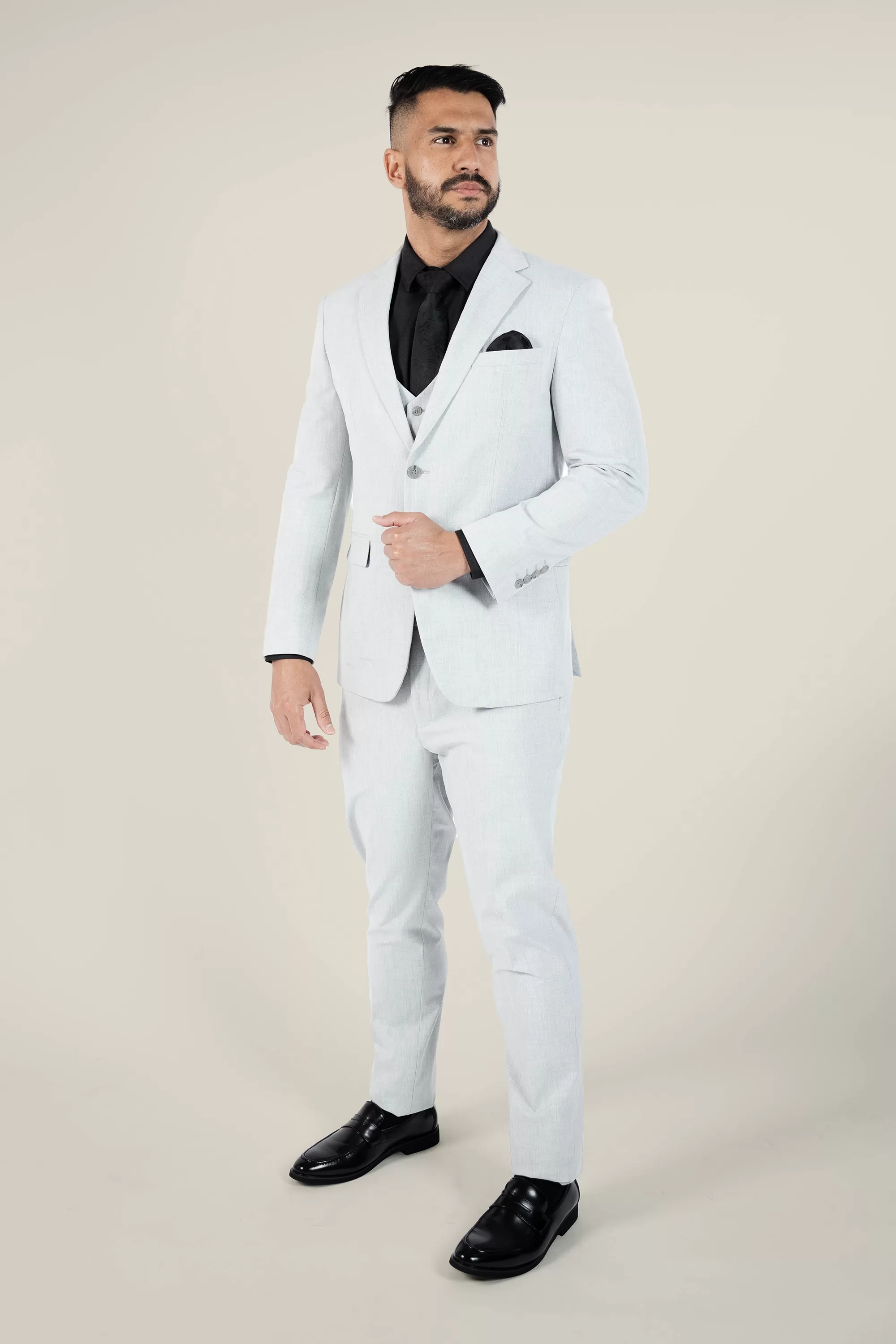 Mens Stone Grey Suit