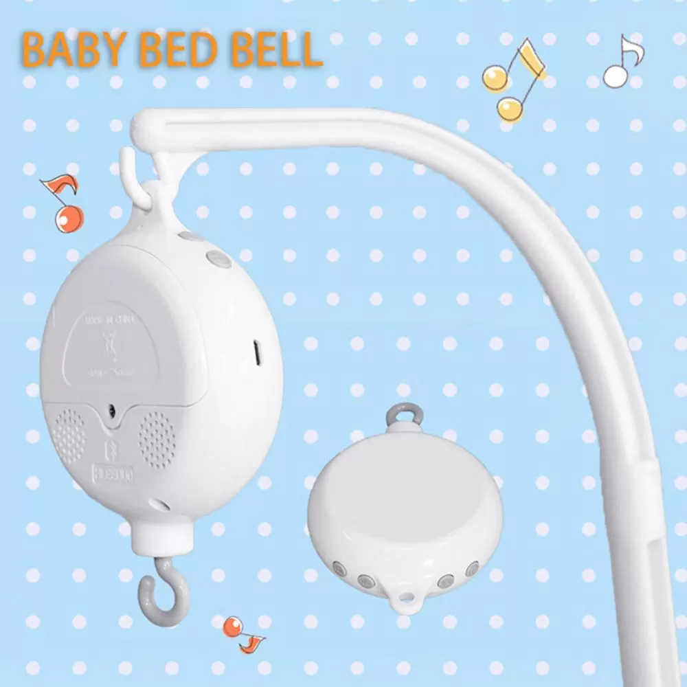 Newborn Battery-operated 35 Songs Rotary Baby Crib Bed Bell Toys Music Box