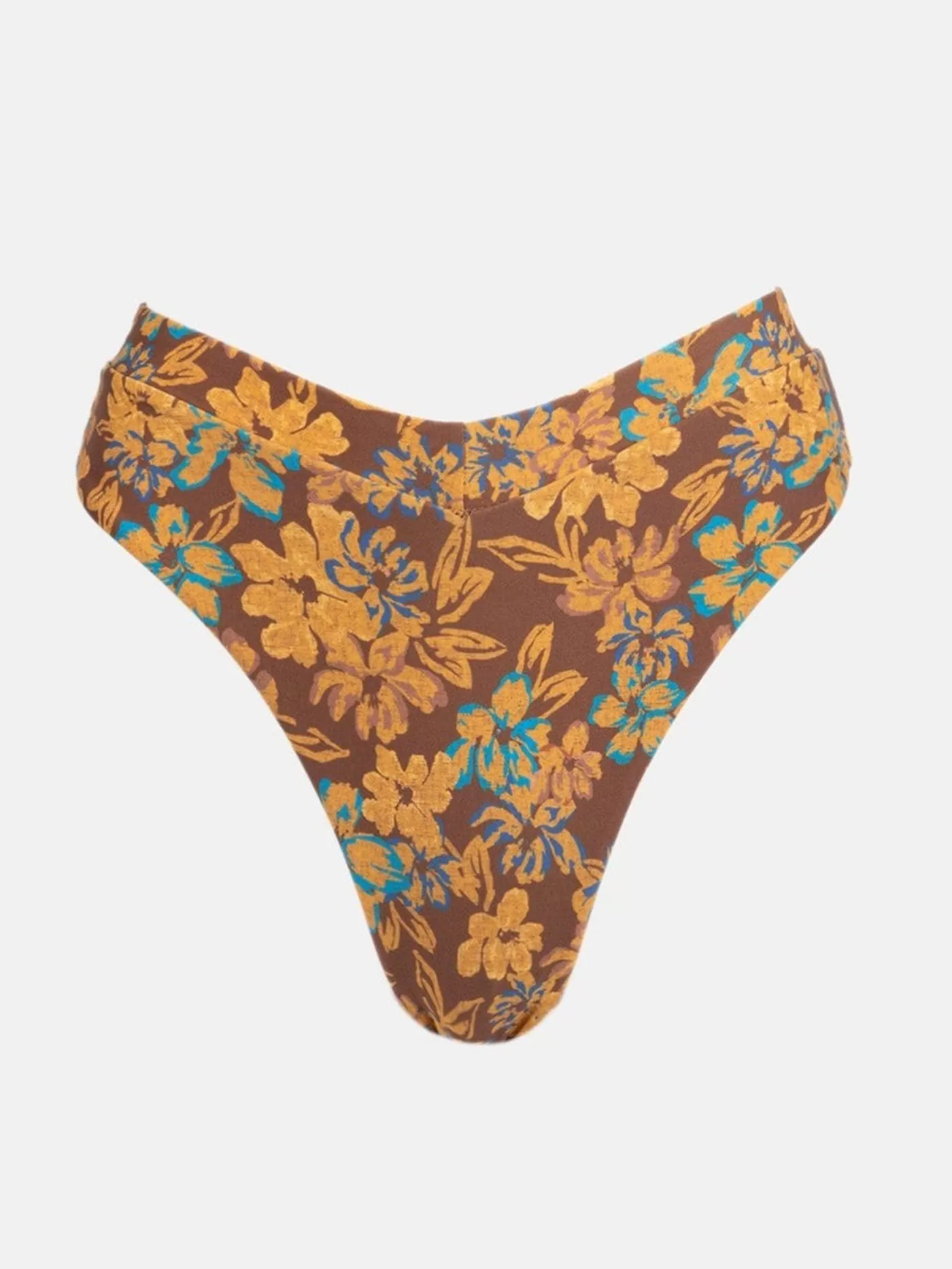 Oasis Floral Deep V Hi Waist Bikini Bottom