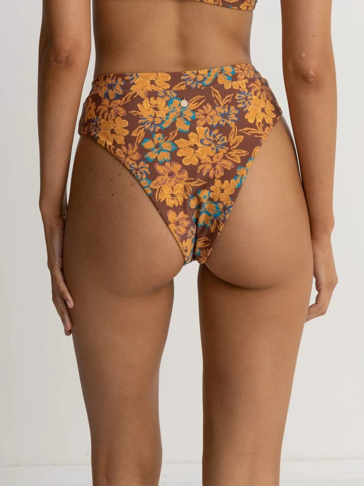 Oasis Floral Deep V Hi Waist Bikini Bottom