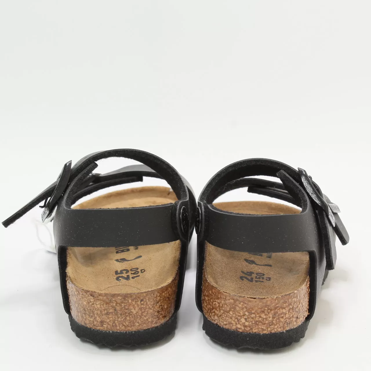 Odd Sizes - Kids Birkenstock New York Kids Black - UK Sizes Right 7 Infant/Left 8 Infant