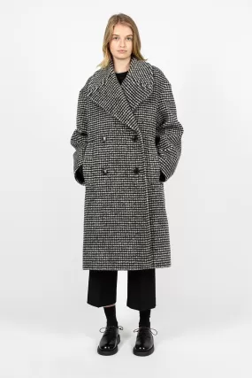 Overcoat Black/White Check