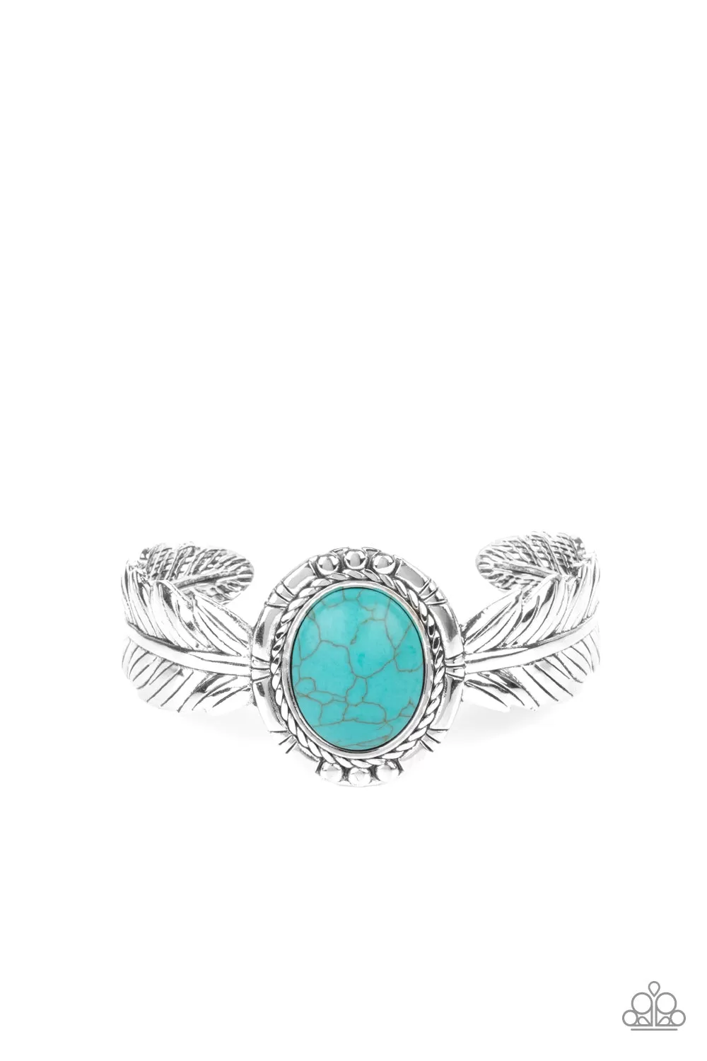 Paparazzi Western Wings - Blue Bracelet