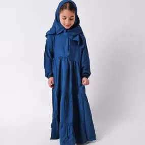 Petroleum Blue Praying Gown Isdal