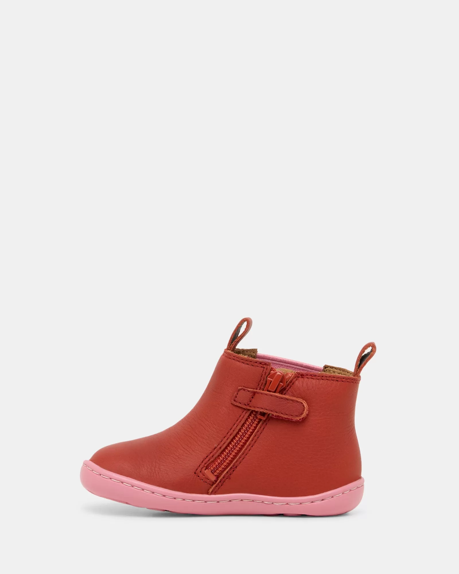 Peu Cami Gusset Boot Infant Red/Pink