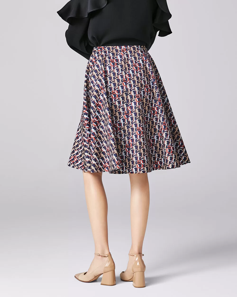 Printed Chamber Skirt