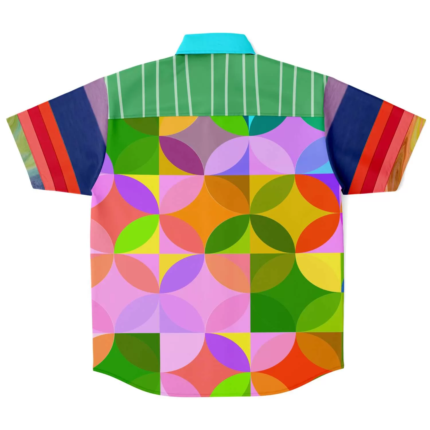 Rainbow-Tastic Short Sleeve Button Down Shirt