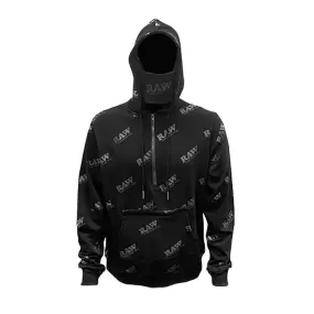 RAW Rawlers Hoodie w/ Stash Pockets and Tray | Black