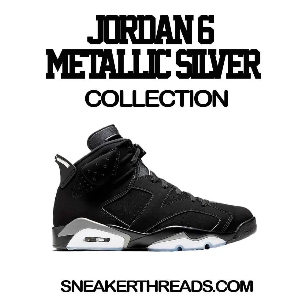 Retro 6 Metallic Silver Got Em Sweater