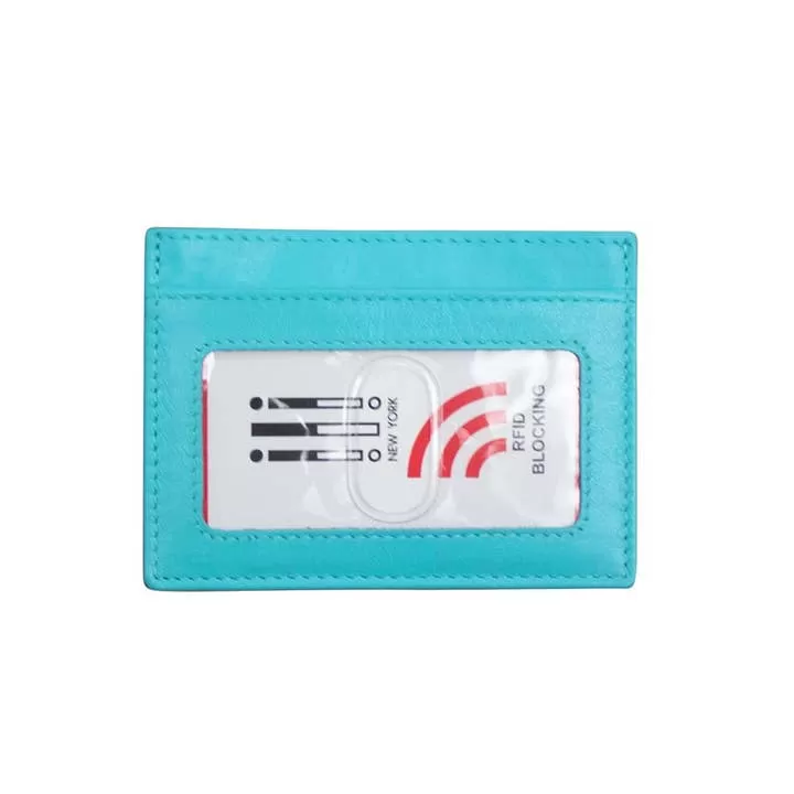 RFID Leather Credit Card/ID Holder