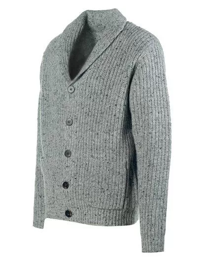 Schott NYC - Wool Blend Heathered Cardigan