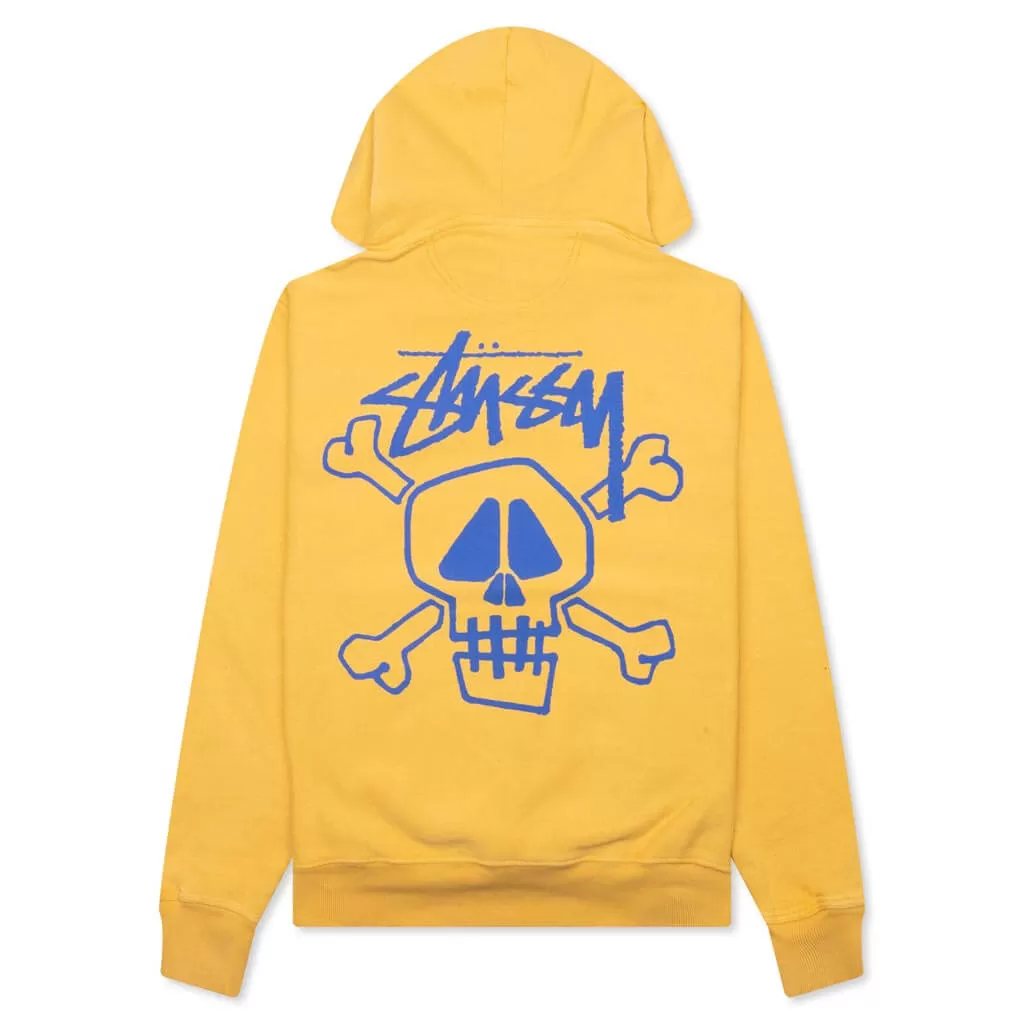 Skull & Bones Pigment Dyed Hood - Honey