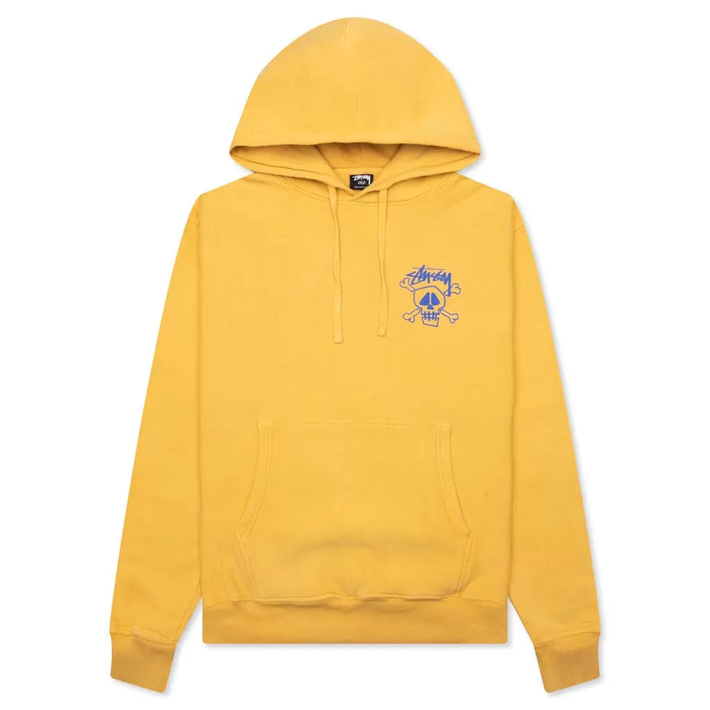 Skull & Bones Pigment Dyed Hood - Honey