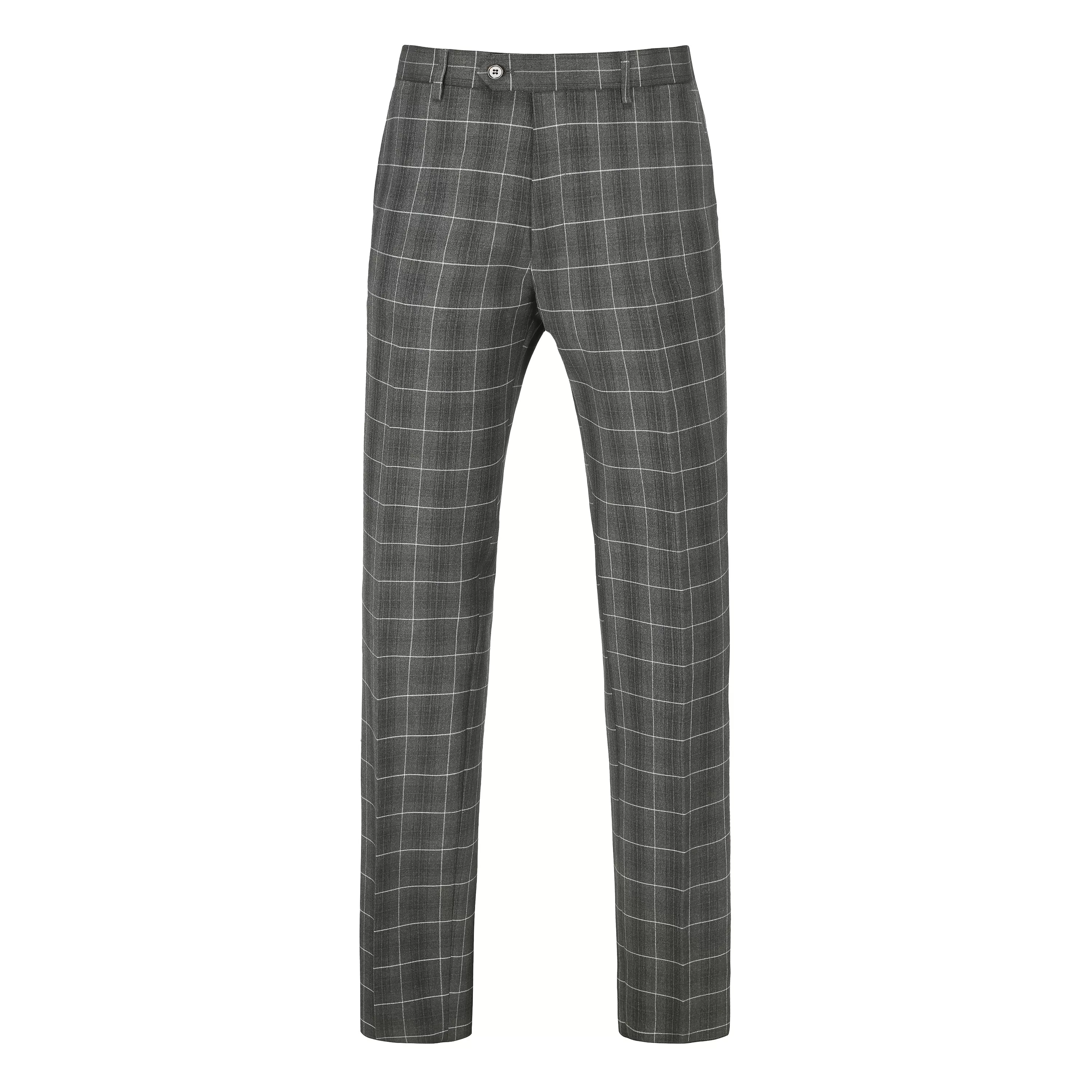 Slim Fit 3PC Elegant Check Suit