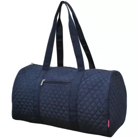 Solid Navy NGIL Quilted Large Duffle Bag