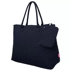 Solid Navy NGIL Quilted Overnight Tote Bag