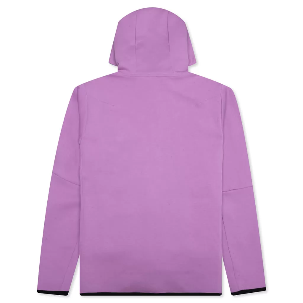 Sportswear Tech Fleece Full Zip Up Hoodie - Violet Shock/Black