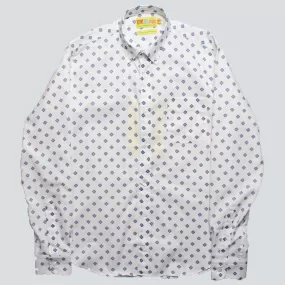 Sunny Bell Studios - Oxford Shirt - White Diamond Print