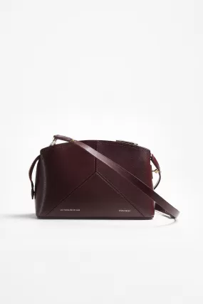 Tasche Victoria Crossbody in Burgundy