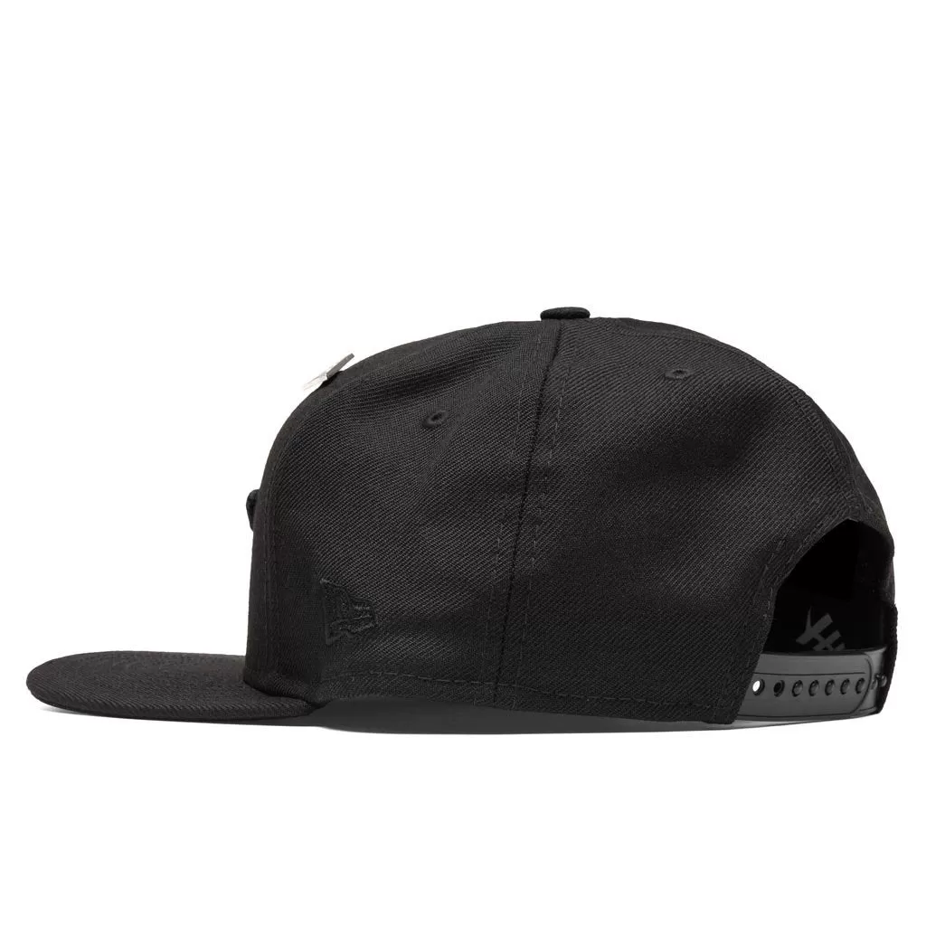 The Original Crown Old School Snapback w/ Black Undervisor - Black