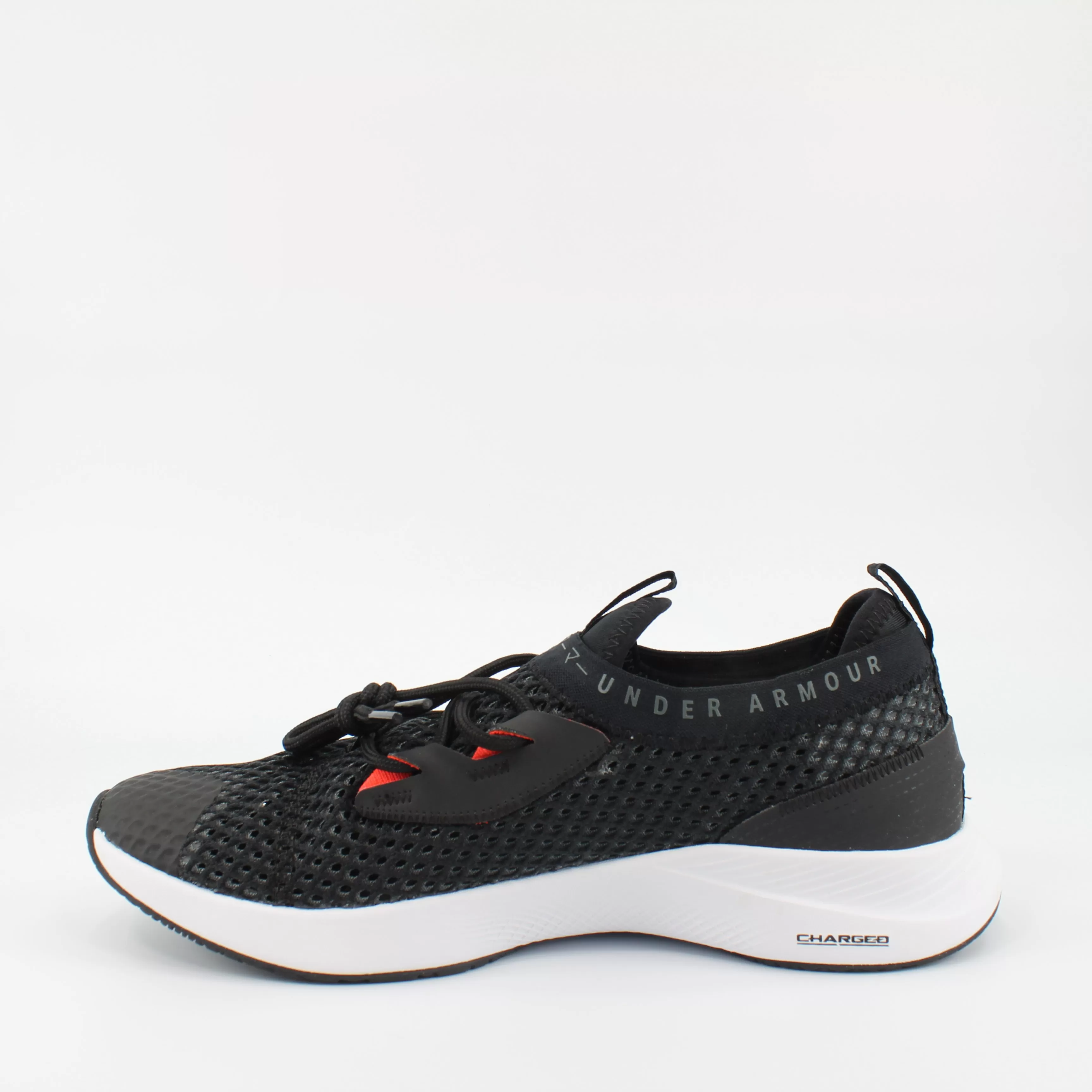 Under Armour Charged Breathe Smrzd Black Textile Womens Trainers 3022585 001