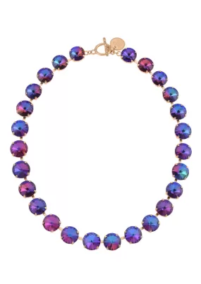 Violet Blue Rivoli Necklace