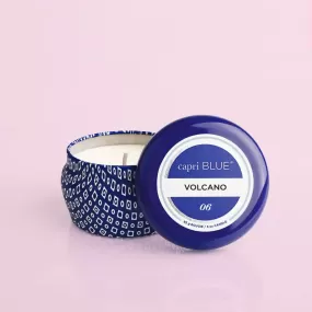 Volcano Signature Blue Mini Tin Candle 3 ounces by Capri Blue