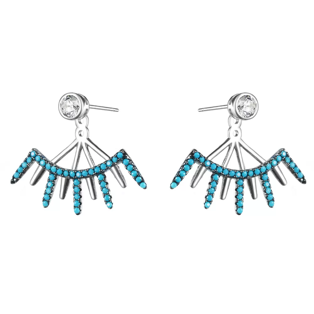 Women's Fashion CZ Earring Jackets