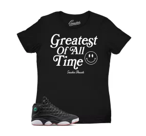 Womens Playoff 13 hirt - Goat - Black