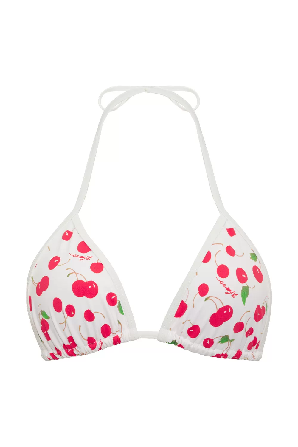 x SYDNEY SWEENEY Nick Triangle Bikini Top - Cherry Bomb